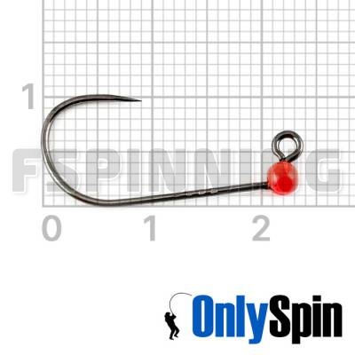 Форелевые джиг-головки OnlySpin Decoy AH-12 безбородые #4 0.4gr красный 3шт - купить в интернет-магазине в Москве
