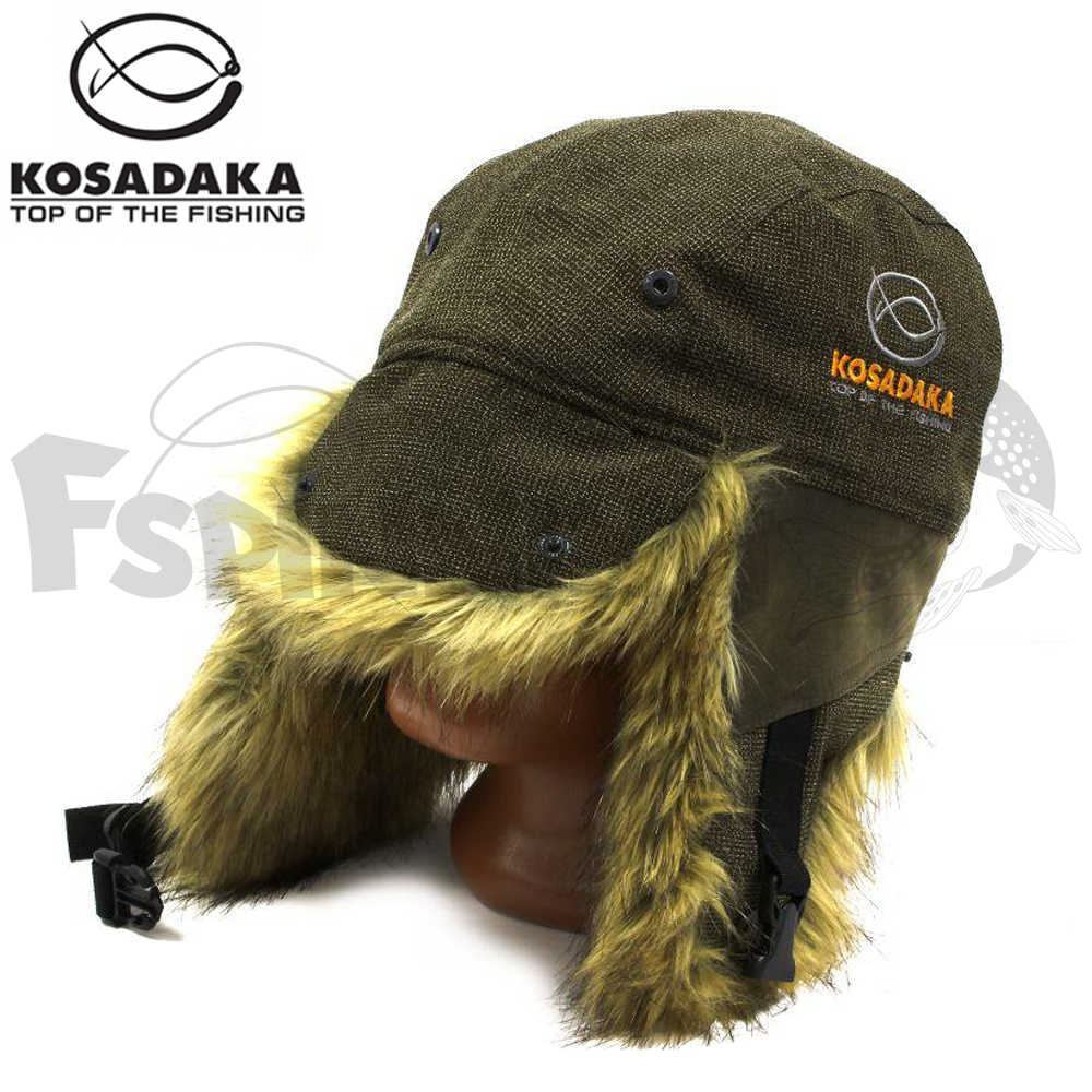 Шапка ушанка Kosadaka North Pole XL кевлар/мех волк - купить в интернет-магазине в Москве
