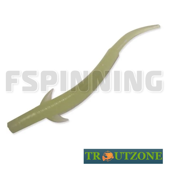 Мягкие приманки Trout Zone Vyun 3  2.5g/75mm fluo green glow сыр 7шт