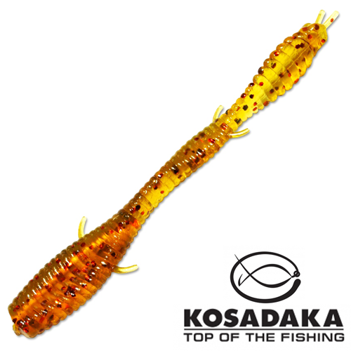 Мягкие приманки Kosadaka T-Liner Worm 55mm #OD 15шт - купить в Москве
