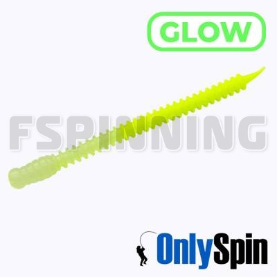 Мягкие приманки OnlySpin Zmeika 3'' сыр 503 Glow 10шт