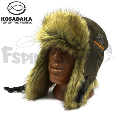 Шапка ушанка Kosadaka North Pole XL кевлар/мех волк - купить в интернет-магазине в Москве
