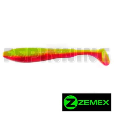  Силиконовая приманка Zemex Moby 3" LS19, 6 шт.