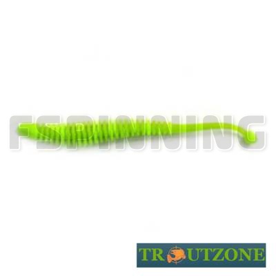 Мягкие приманки Trout Zone Boll 3.2g/81mm green chartreuse сыр 12шт