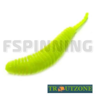 Мягкие приманки Trout Zone Plamp 2.2g/50mm green chartreuse сыр 10шт