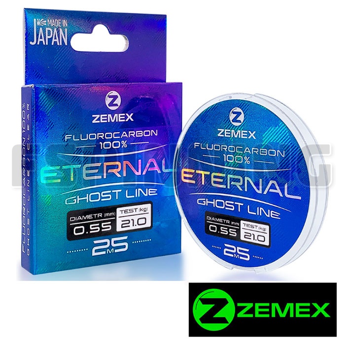 Zemex Eternal Ghost Line 100% Fluorocarbon 25 м 0,55 мм/21 кг - купить в интернет-магазине в Москве