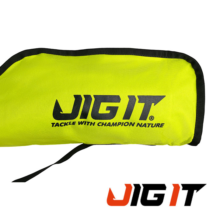 Чехол Jig It для зимних удилищ полужесткий 80cm Lime