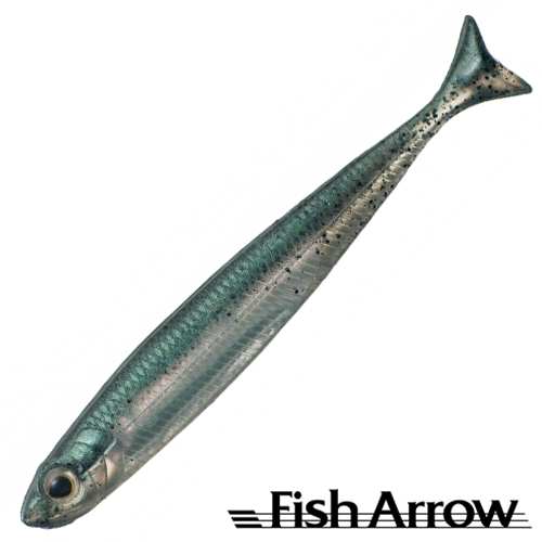 Мягкие приманки Fish Arrow Flash J Huddle 3 #03 Neon Green/Silver 7шт