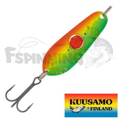 Блесна колебалка Kuusamo Rasanen 50/14 бусинка #G/GR/FYe/FR-C UV - купить в Москве