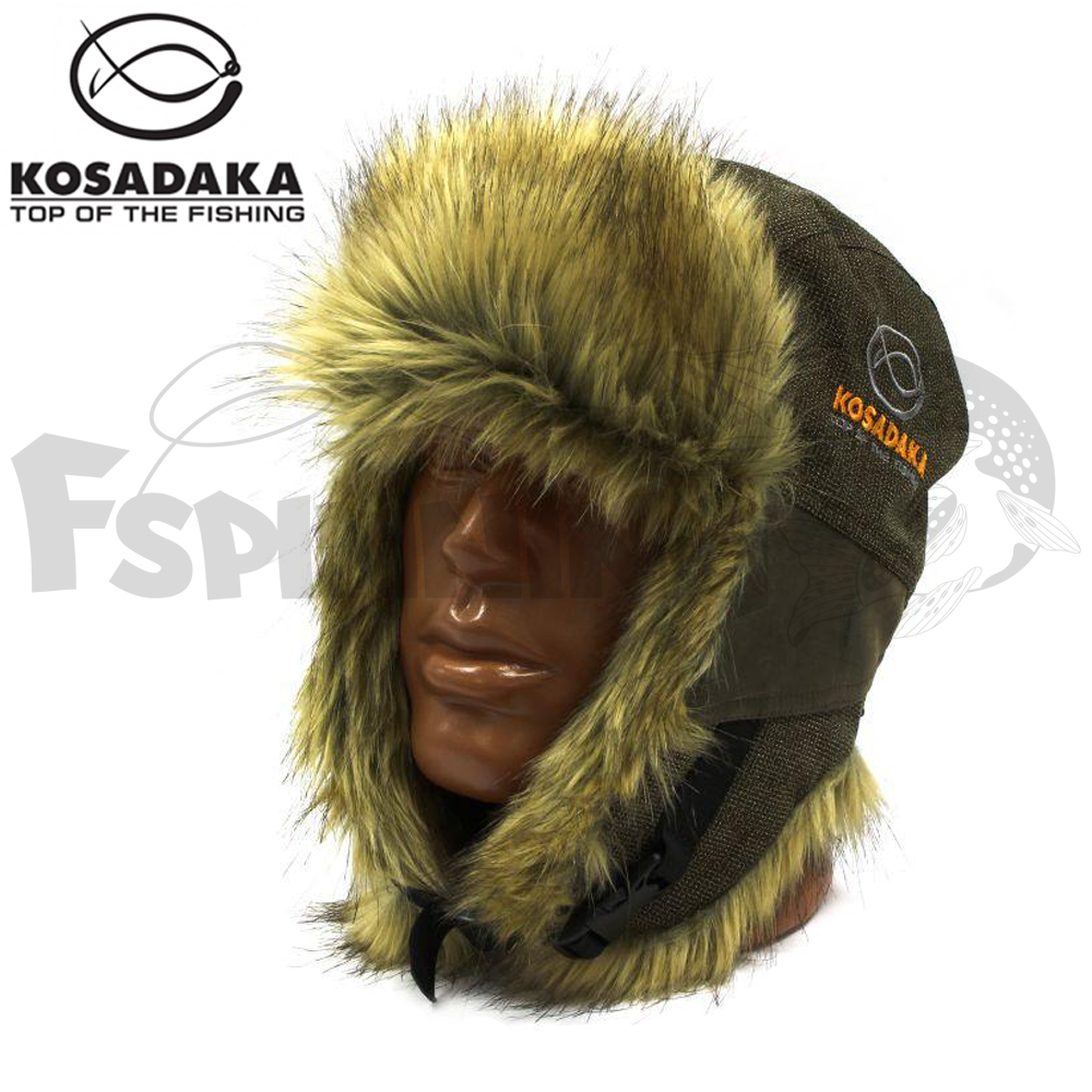 Шапка ушанка Kosadaka North Pole XL кевлар/мех волк - купить в интернет-магазине в Москве
