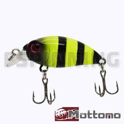 Воблер Mottomo Stalker SR 32F 2.6gr Chartreuse Black