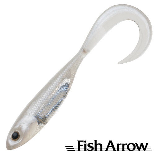 Мягкие приманки Fish Arrow Flash J Grub 4,5 SW #109 Glow/Silver 5шт