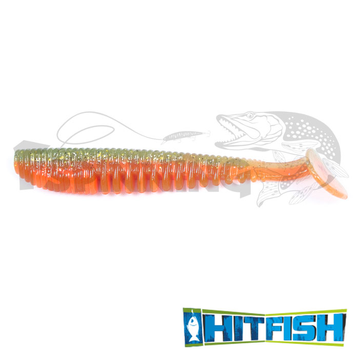 Big Ribby Shad 5.5 Мягкие приманки Hitfish Big Ribby Shad 5.5 R101 3шт