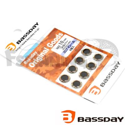 Глаза BassDay 3D Eye Seal Silver Orange Ring 8mm