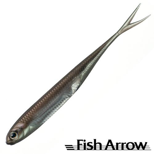 Мягкие приманки Fish Arrow Flash J Split 4 #07 Wakasagi/Silver 5шт