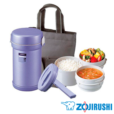 Термоконтейнер Zojirushi SL-NC 09-AA 0.84л (голубой) - купить в Москве в интернет-магазине