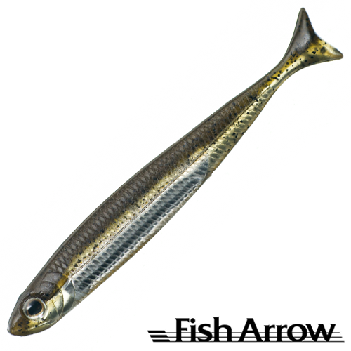 Мягкие приманки Fish Arrow Flash J Huddle 3 #01 GP/Silver 7шт