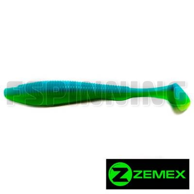  Силиконовая приманка Zemex Moby 4" LS01, 5 шт.