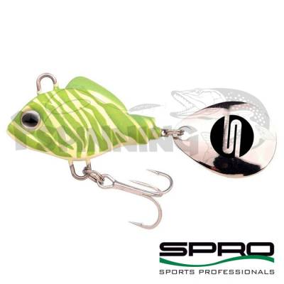 Тейл-спиннер SPRO Jigging Spinner UV 21gr #Firefly