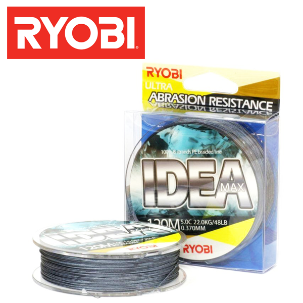 Шнур Ryobi Idea Max X8 120m grey 0.331mm/20kg - купить в интернет-магазине в Москве