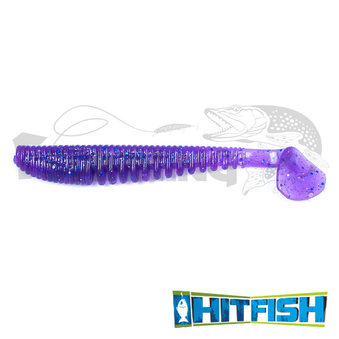 Big Ribby Shad 5.5 Мягкие приманки Hitfish Big Ribby Shad 5.5 R117 3шт