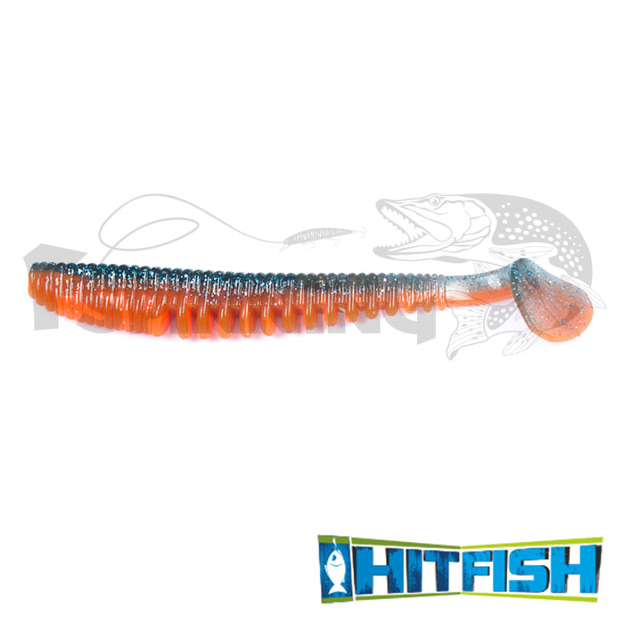 Big Ribby Shad 5.5 Мягкие приманки Hitfish Big Ribby Shad 5.5 R100 3шт