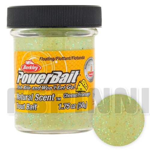 Форелевая паста Berkley Power Bait Natural Scent Cheese #Light Green сыр