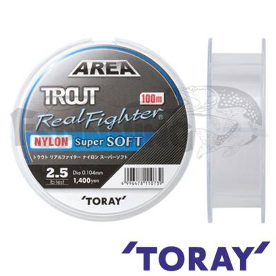 Леска Toray Area Trout Real Fighter Nylon Super Soft 100m 0.128mm 1.57kg - купить в интернет-магазине в Москве