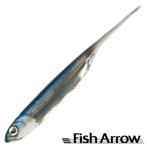 Мягкие приманки Fish Arrow Flash J 4 SW #105 Maiwashi/Silver 5шт