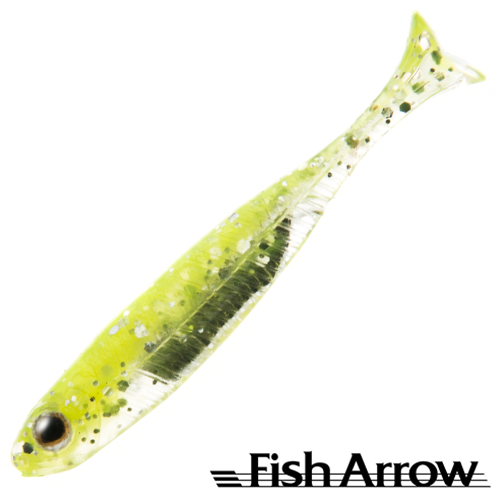 Мягкие приманки Fish Arrow Flash J Huddle 1 SW #102 Chartreuse/Silver 5шт
