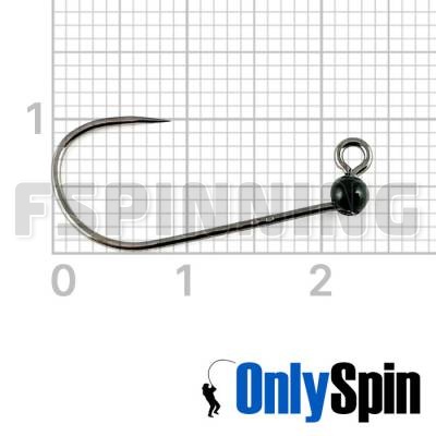 Форелевые джиг-головки OnlySpin Decoy AH-12 безбородые #4 0.5gr черный 3шт - купить в интернет-магазине в Москве
