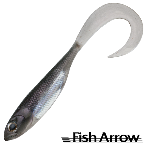 Мягкие приманки Fish Arrow Flash J Grub 4,5 SW #104 Katakuchi Iwashi/Silver 5шт