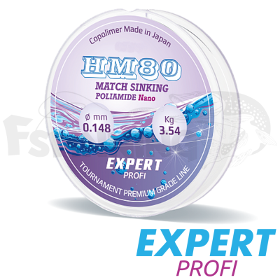 Монолеска Expert Profi HM80 Match Sinking 150m 0.255mm/9.64kg - купить в интернет-магазине в Москве