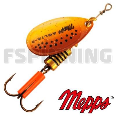 Блесна Mepps Aglia Fluo 3 6.5gr Brown