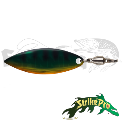 Лепесток с вертлюгом Strike Pro Spinner Blade Long W4 3.3gr #A45E