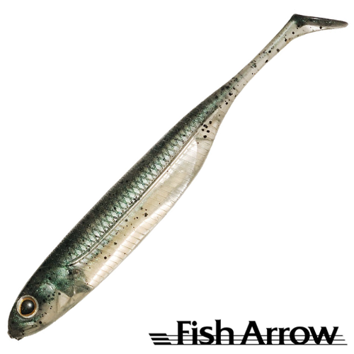 Мягкие приманки Fish Arrow Flash J Shad 5 #03 Neon Green/Silver 3шт