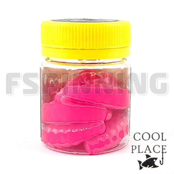 Силиконовые приманки Cool Place Maggot Stretch Floating 1.6 сыр #pink 10шт