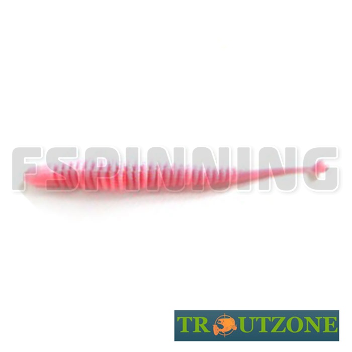 Мягкие приманки Trout Zone Boll 3.2g/81mm pink сыр 12шт