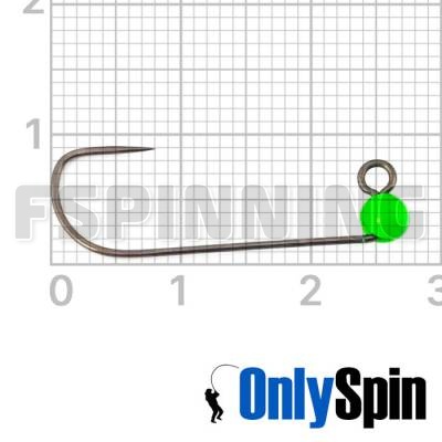 Форелевые джиг-головки OnlySpin Hayabusa JH777-BL #5 0.6gr зеленый 3шт