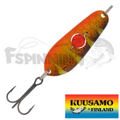 Блесна колебалка Kuusamo Rasanen 50/14 бусинка #G/FR/BR-C UV - купить в Москве