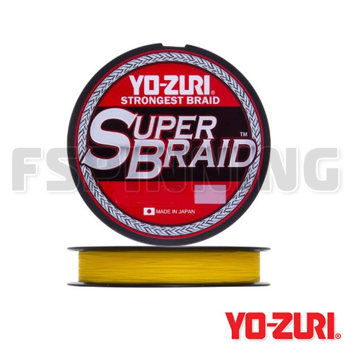 Шнур Yo-Zuri Superbraid 135m Yellow #1.5 0.15mm 5kg - купить в интернет-магазине в Москве
