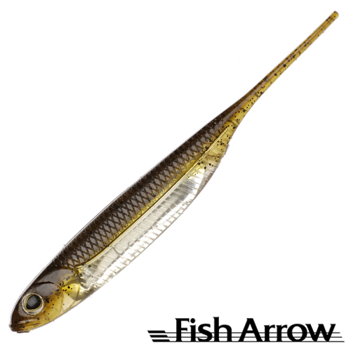 Мягкие приманки Fish Arrow Flash J 2 #01 GP/Silver 8шт