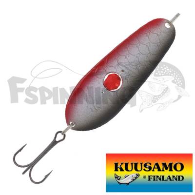 Блесна колебалка Kuusamo Rasanen 70/20 бусинка BL/S/R-S - купить в Москве