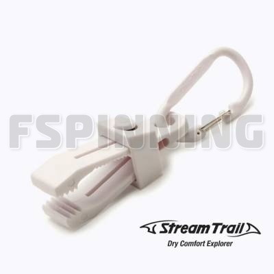Прищепка с карабином Stream Trail Hung Up White