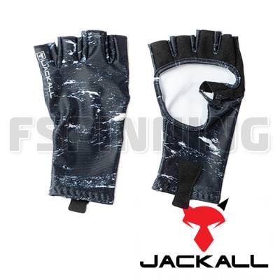 Перчатки солнцезащитные Jackall Cool Touch UV Cut Gloves WP Black L - купить в интернет-магазине в Москве

