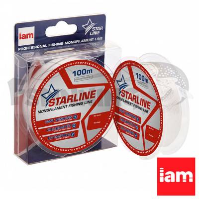 Леска Iam Starline 100m Transparent 0.105mm 1.4kg - купить в интернет-магазине в Москве