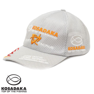 Бейсболка сетчатая Kosadaka Smart Tackle  серый - купить в интернет-магазине в Москве

