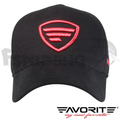 Кепка Favorite  Black/Red Logo - купить в интернет-магазине в Москве
