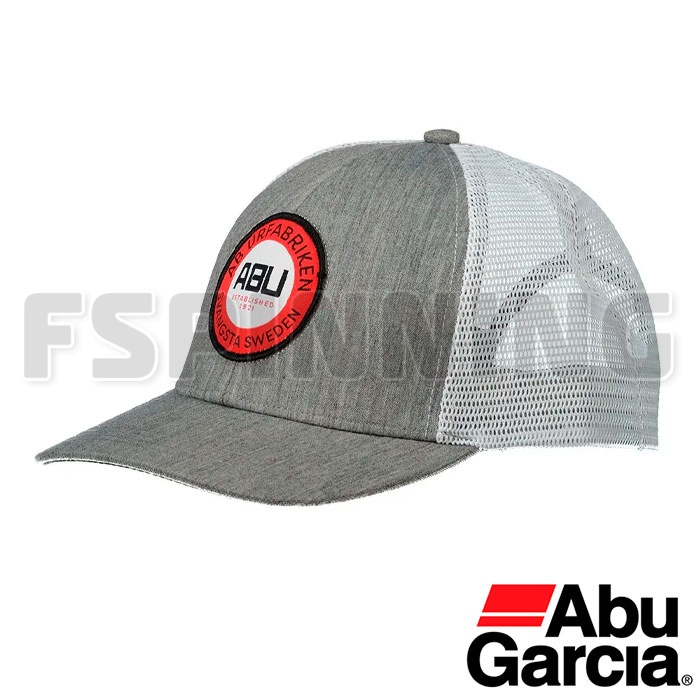 Бейсболка Abu Garcia 100 Years Original Trucker Hat One Size Grey/White Mesh - купить в интернет-магазине в Москве
