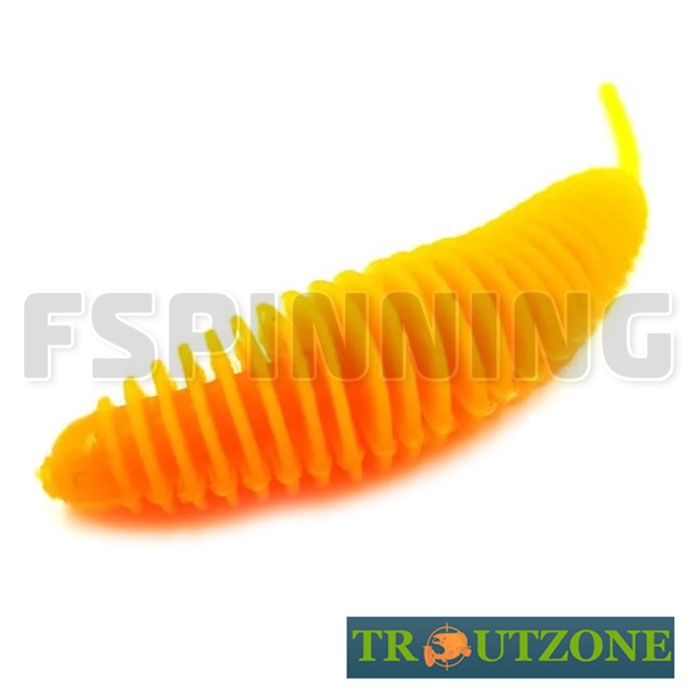 Мягкие приманки Trout Zone Plamp 2.5g/60mm persik сыр 7шт